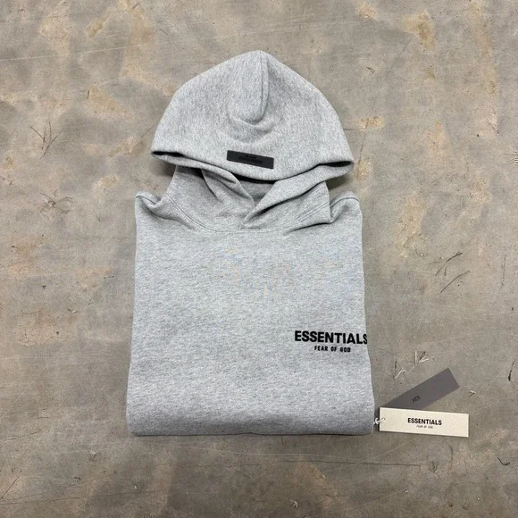 Fear of God Essentials SS22 'Dark Oatmeal' Hoodie Size XL - Picture 1 of 7